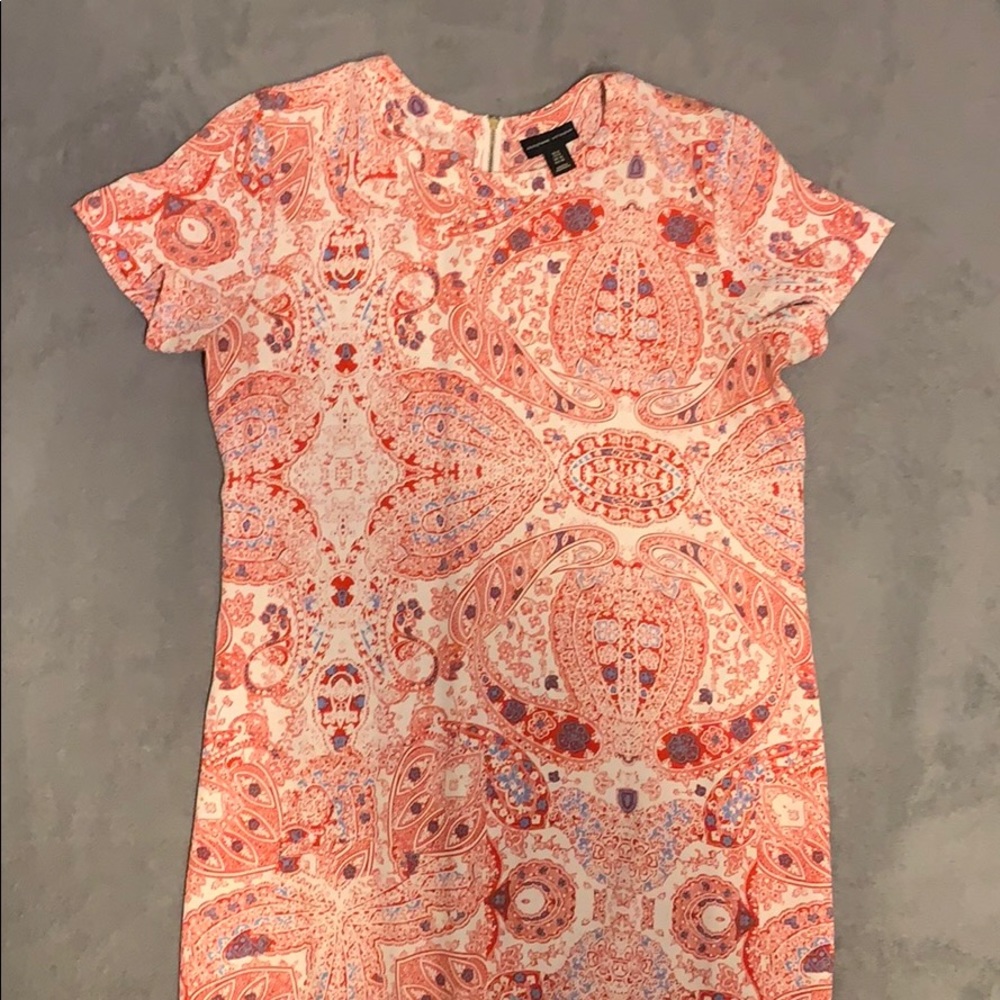Adrienne Vittadini Pink Paisley Dress